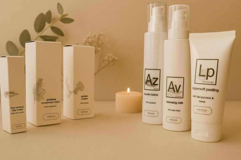 De juiste huidverzorgings producten